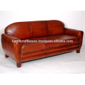 Beautiful Dark Brown Leather Sofa and Chair